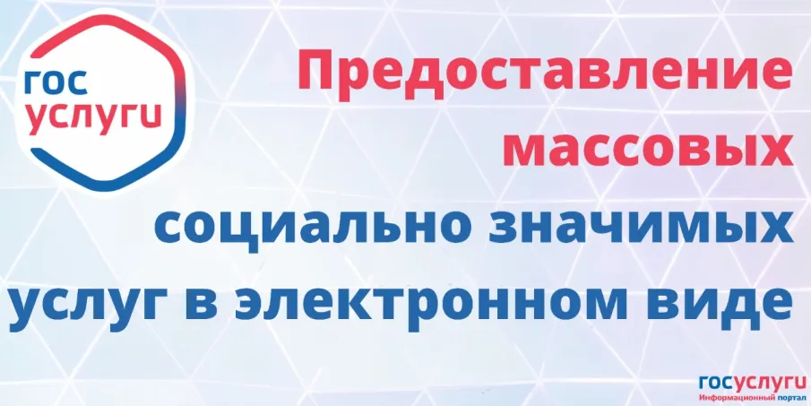 Администрация Богородского муниципального округа Нижегородской области предоставляет массовые социально значимые услуги в электронном виде через Единый портал государственных и муниципальных услуг (функций)